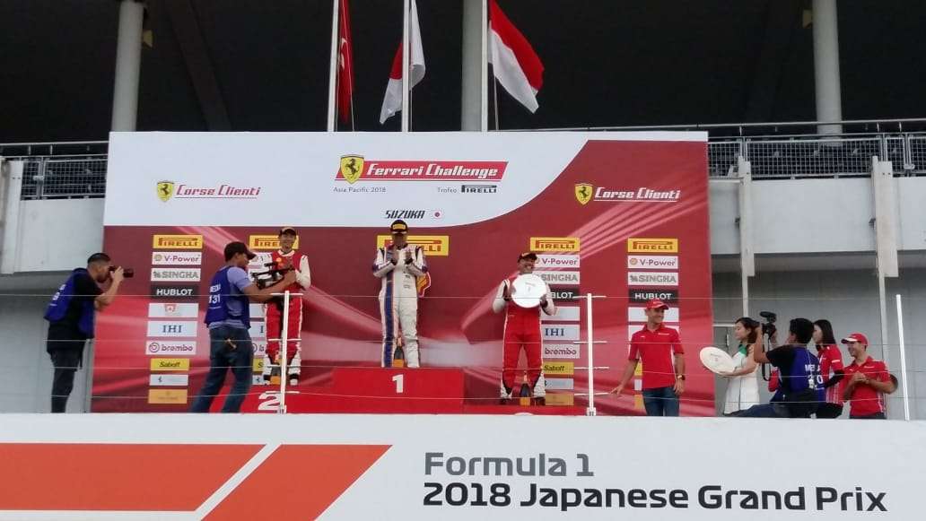 Renaldi Hutasoit Kembali Naik Podium Ferrari Challenge Asia di Suzuka Renaldi Hutasoit Kembali Naik Podium Ferrari Challenge Asia di Suzuka