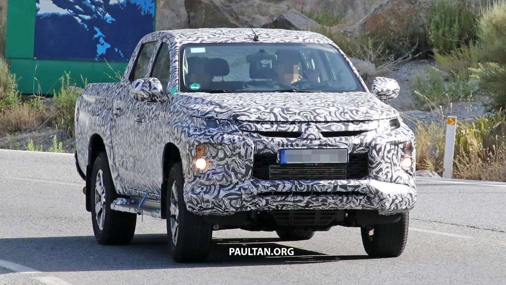SPYSHOT: Mitsubishi Triton 2019 Facelift, Tampil Lebih Galak SPYSHOT: Mitsubishi Triton 2019 Facelift, Tampil Lebih Galak