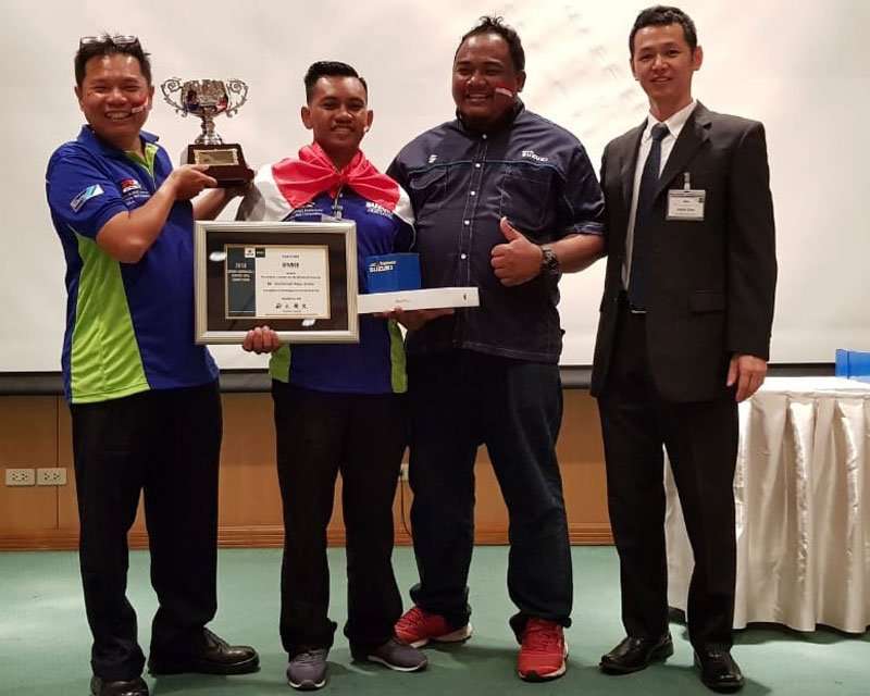 Mekanik Suzuki asal Indonesia Jadi yang Terbaik se-Asia Mekanik Suzuki asal Indonesia Jadi yang Terbaik se-Asia