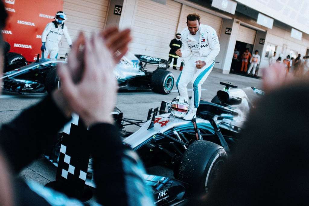 F1: Hamilton Selangkah ke Gelar Juara, Bottas Ancam Vettel di Klasemen Hamilton GP Jepang