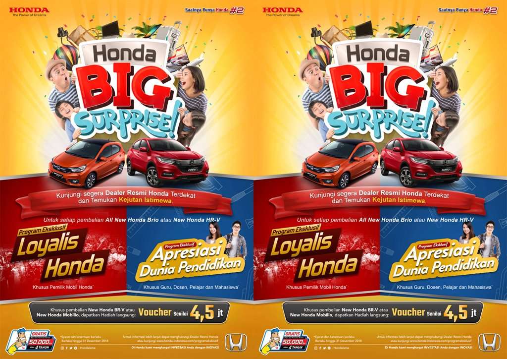 Honda Beri Promo Khusus Brio dan HR-V untuk Guru dan Pelajar Honda Beri Promo Khusus Brio dan HR-V untuk Guru dan Pelajar