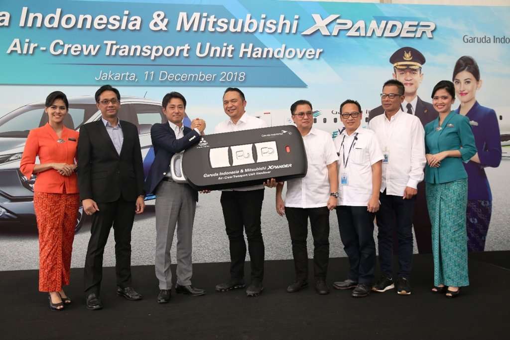 Mitsubishi Xpander Jadi Kendaraan Operasional Awak Kabin Garuda Indonesia Mitsubishi Xpander Jadi Kendaraan Operasional Awak Kabin Garuda Indonesia