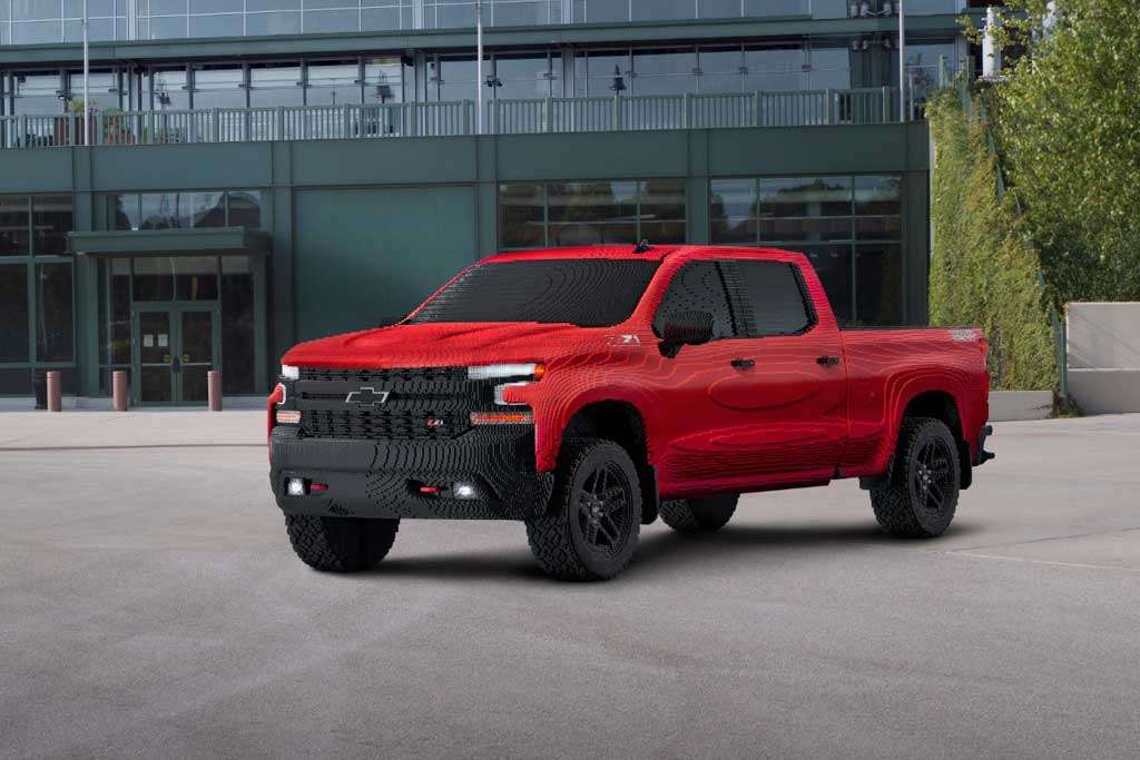 Begini Tampilan Chevrolet Silverado dari 334.544 Keping LEGO Begini Tampilan Chevrolet Silverado dari 334.544 Keping LEGO