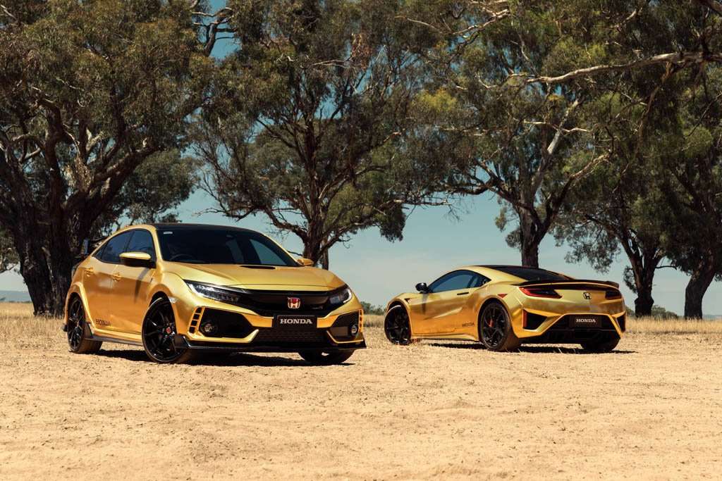 Ada Honda NSX dan Civic Type R Edisi Emas, Tapi... Ada Honda NSX dan Civic Type R Edisi Emas, Tapi...