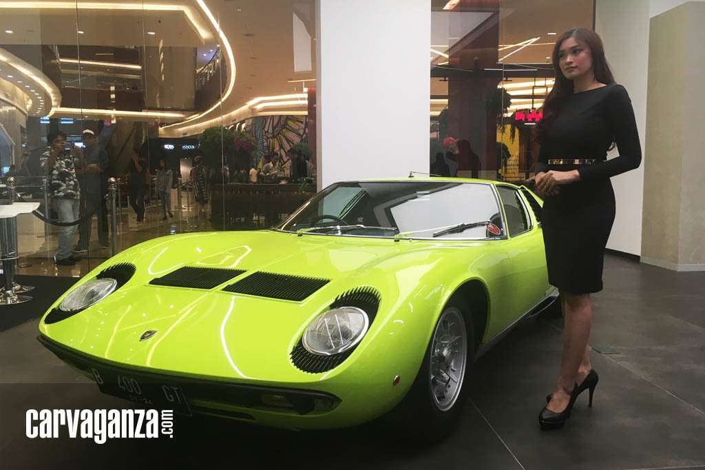 Barisan Lamborghini Klasik Ramaikan Akhir Pekan di Pacific Place Lamborghini Miura