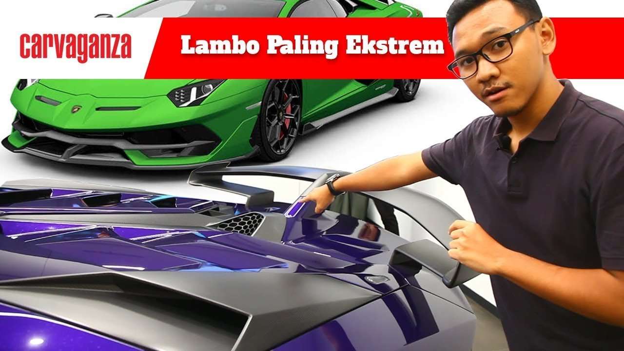 VIDEO Melihat Langsung Sangarnya Lamborghini Aventador SVJ