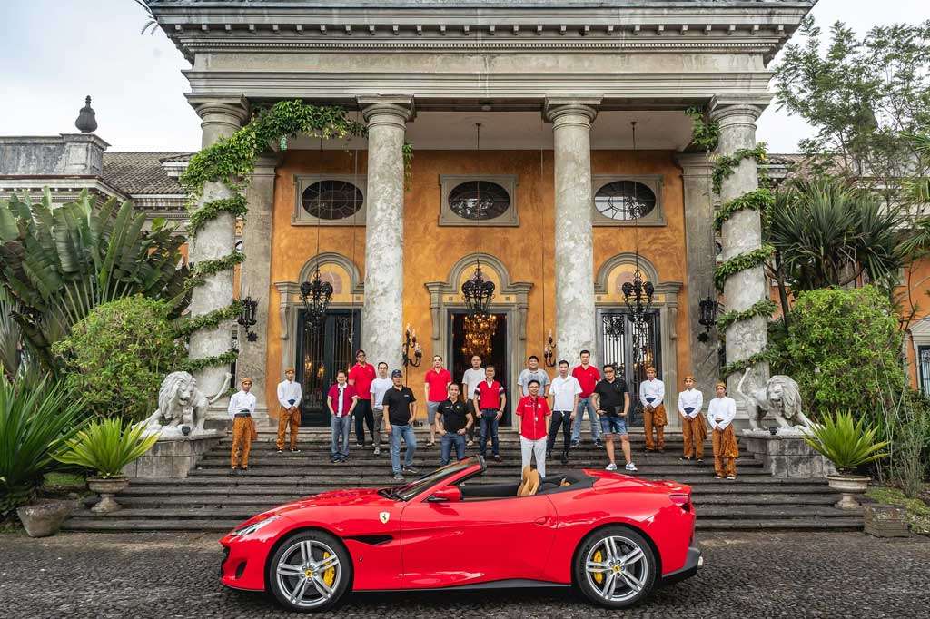 FOCI Jajal Ferrari Portofino di Palladian Mansion Kaliandra FOCI Jajal Ferrari Portofino di Palladian Mansion Kaliandra