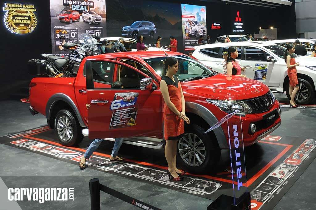 Mitsubishi Triton Sudah Penuhi Target di Telkomsel IIMS 2019 Mitsubishi Triton Sudah Penuhi Target di Telkomsel IIMS 2019