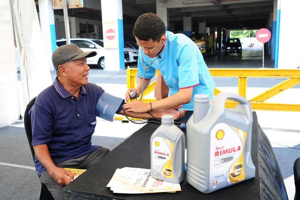 Shell Rimula Periksa Kendaraan dan Kesehatan Gratis Pengemudi Truk Shell Rimula Periksa Kendaraan dan Kesehatan Gratis Pengemudi Truk