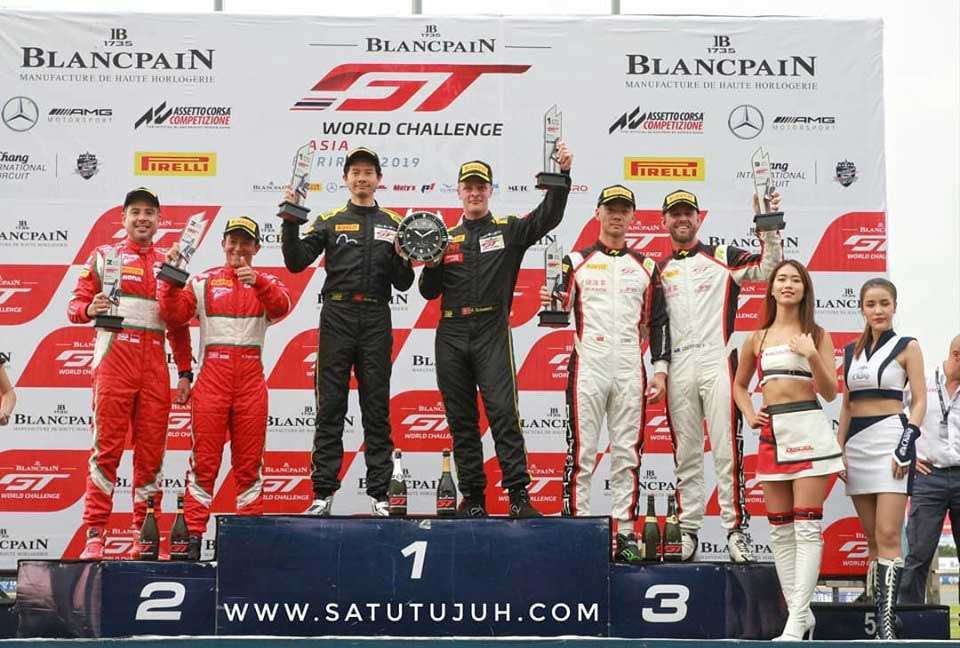 David dan Rio Haryanto Juara Kedua Race 1 Blancpain GT David dan Rio Haryanto Juara Kedua Race 1 Blancpain GT
