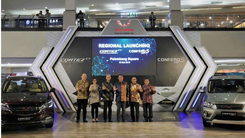 Geber Sumatera, Wuling Cortez CT dan Confero S ACT Masuk Palembang Geber Sumatera, Wuling Cortez CT dan Confero S ACT Masuk Palembang