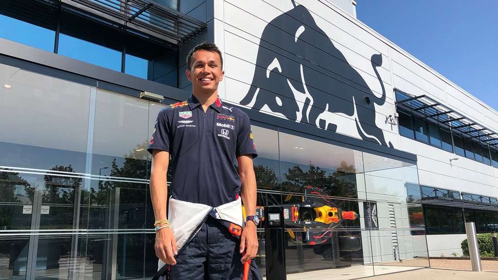 Alexander Albot Resmi Geber Red Bull Honda di F1 GP Belgia Alexander Albot Resmi Geber Red Bull Honda di F1 GP Belgia