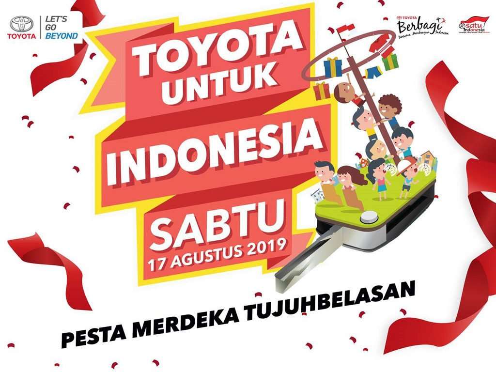 Meriahkan HUT RI, Toyota Gelar Pesta Kemerdekaan di 101 Titik