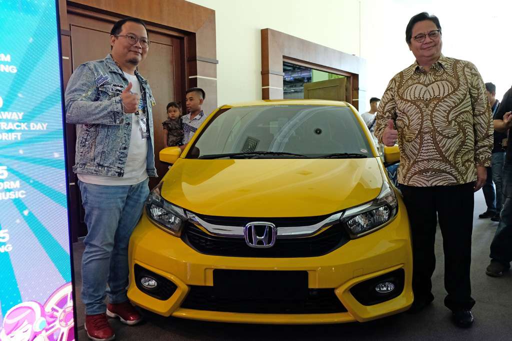Honda Brio Berkelir Emas Mejeng di IMX 2019 Honda Brio Berkelir Emas Mejeng di IMX 2019