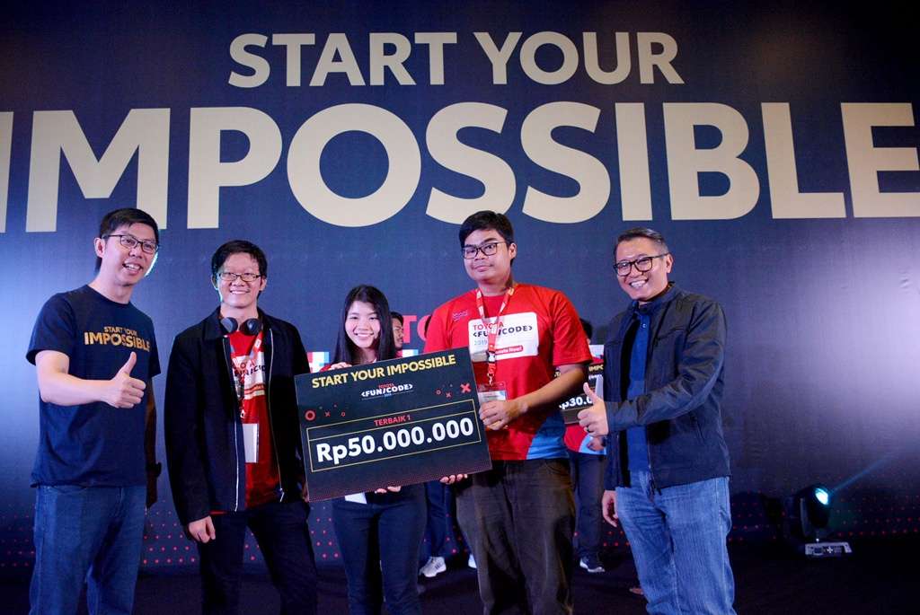 Aplikasi RENTO Tim “Ga Chibi” Sabet Juara Toyota Fun/Code 2019 Aplikasi RENTO Tim “Ga Chibi” Sabet Juara Toyota Fun/Code 2019