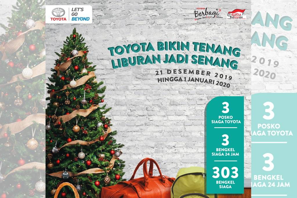 Toyota Sediakan 309 Titik Layanan Selama Libur Natal dan Tahun Baru Toyota Sediakan 309 Titik Layanan Selama Libur Natal dan Tahun Baru