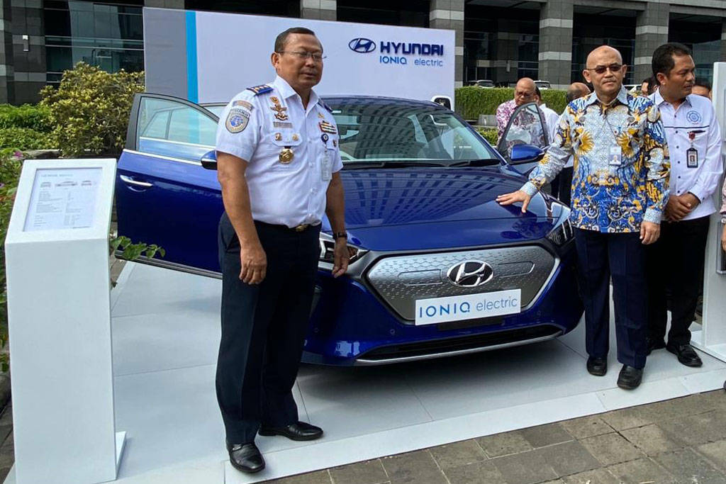 Hyundai Kenalkan Ioniq Electric di Rakornis Dirjen Hubdat 2020 Hyundai