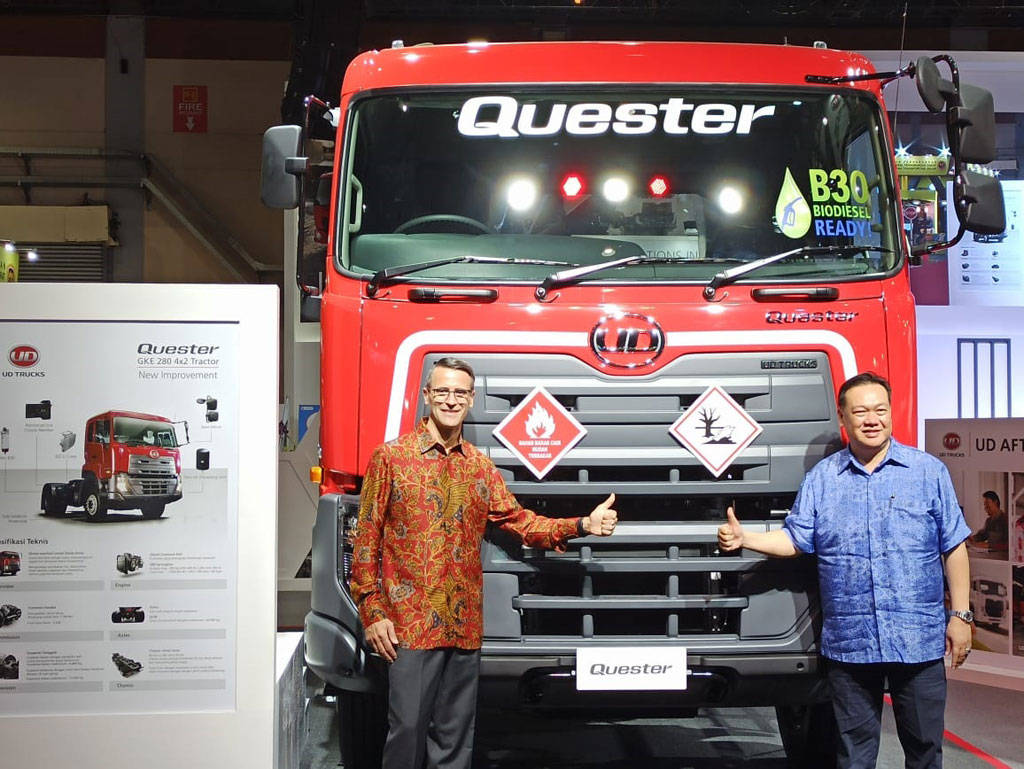 GIICOMVEC 2020: UD Trucks Kuzer dan Quester Siap Tenggak B30 GIICOMVEC 2020: UD Trucks Kuzer dan Quester Siap Tenggak B30