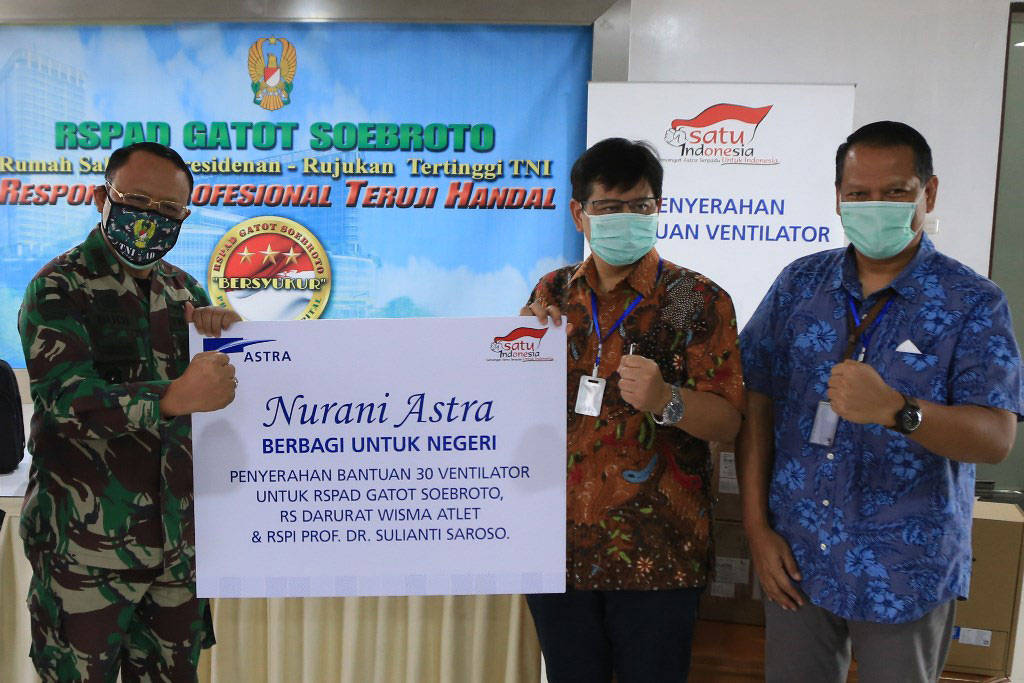 Astra Serahkan Bantuan 30 Ventilator untuk RS Rujukan COVID-19 Astra Serahkan Bantuan 30 Ventilator untuk RS Rujukan COVID-19