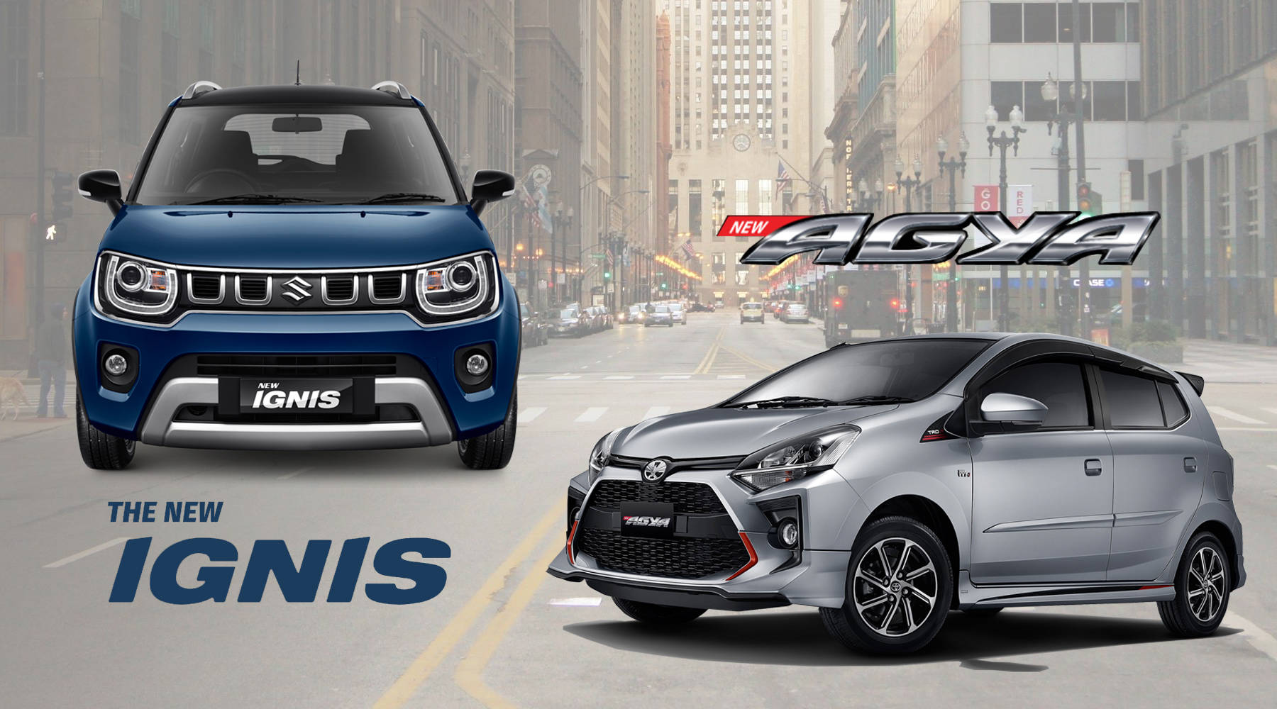 KOMPARASI: Pilih Suzuki Ignis GX Atau Toyota Agya TRD?