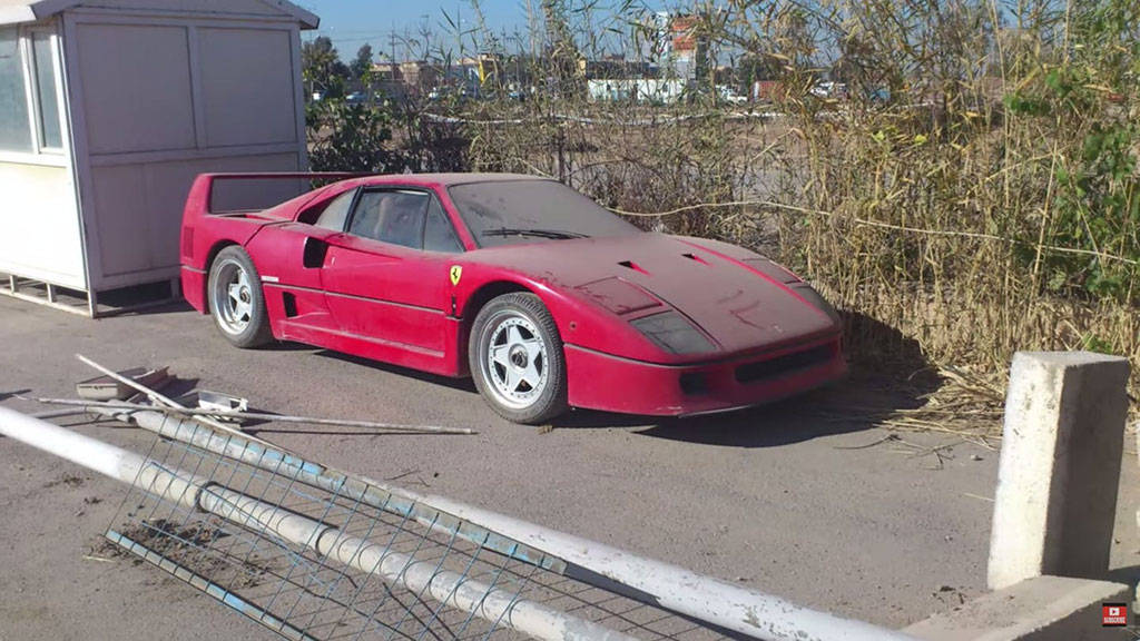 Ferrari F40 Bekas Anak Saddam Hussein Ditemukan di Irak Ferrari F40 Bekas Anak Saddam Hussein Ditemukan di Irak