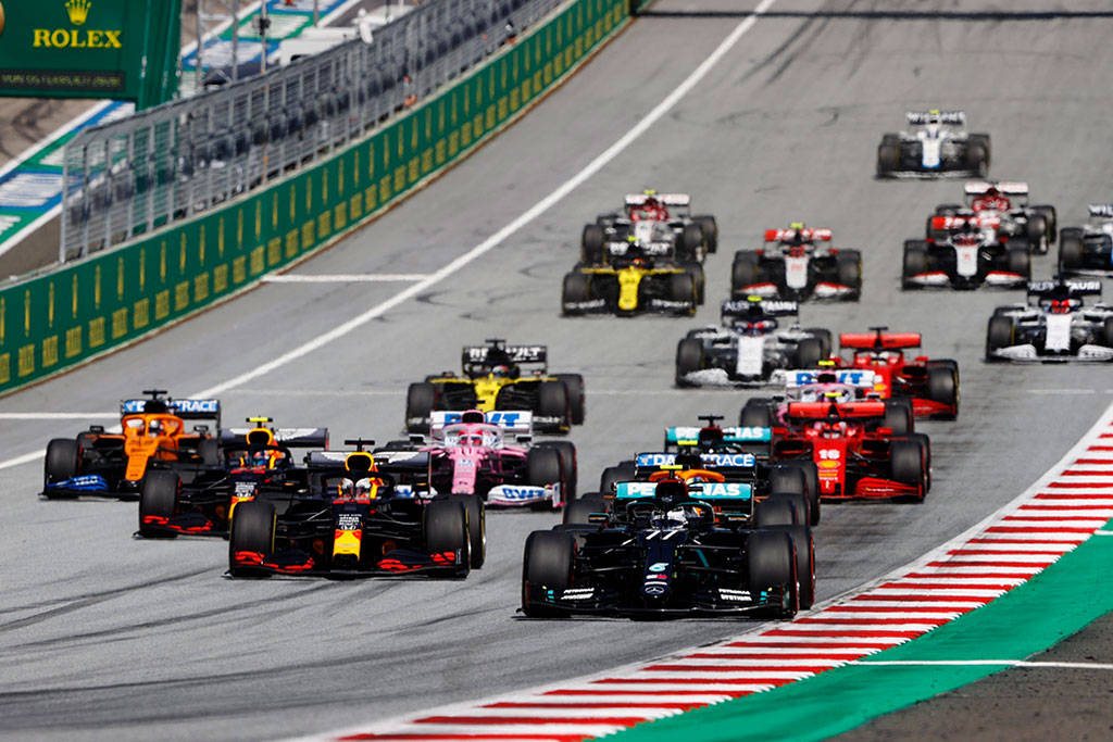 F1: Bottas Menang Atasi Kekacauan GP Austria 2020, Hamilton Dipenalti F1: Bottas Menang Atasi Kekacauan GP Austria 2020, Hamilton Dipenalti