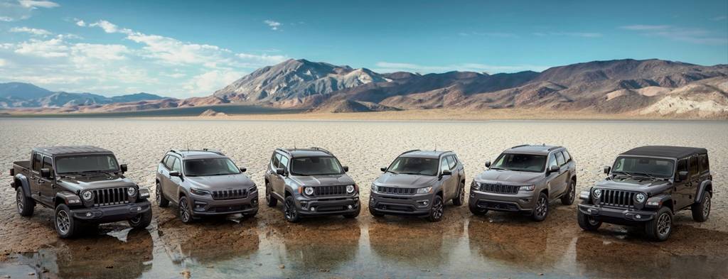 Jeep Rilis Enam Model Edisi Khusus Ultah ke-80 Jeep Rilis Enam Model Edisi Khusus Ultah ke-80