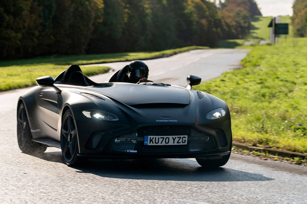 Lihat Tampannya Paras Aston Martin V12 Speedster Diuji Di Jalan Lihat Tampannya Paras Aston Martin V12 Speedster Diuji Di Jalan