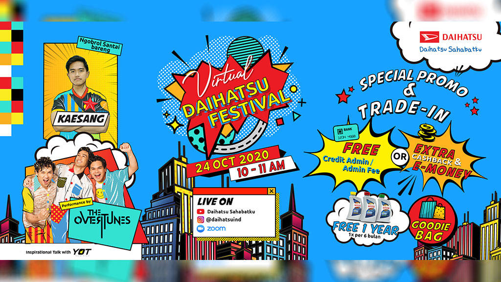 Tak Hanya Promo, Daihatsu Undang Putra Jokowi Jadi Pembicara di Virtual Festival Tak Hanya Promo, Daihatsu Undang Putra Jokowi Jadi Pembicara di Virtual Festival