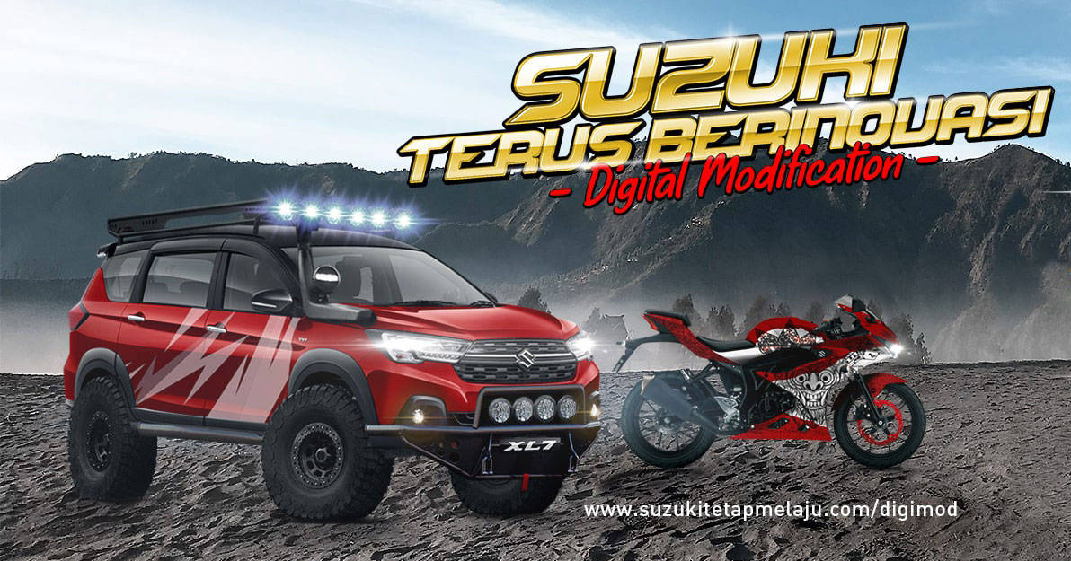Rayakan 50 Tahun, Suzuki Tantang Modifikasi Digital XL7 dan GSX-R150 Rayakan 50 Tahun, Suzuki Tantang Modifikasi Digital XL7 dan GSX-R150