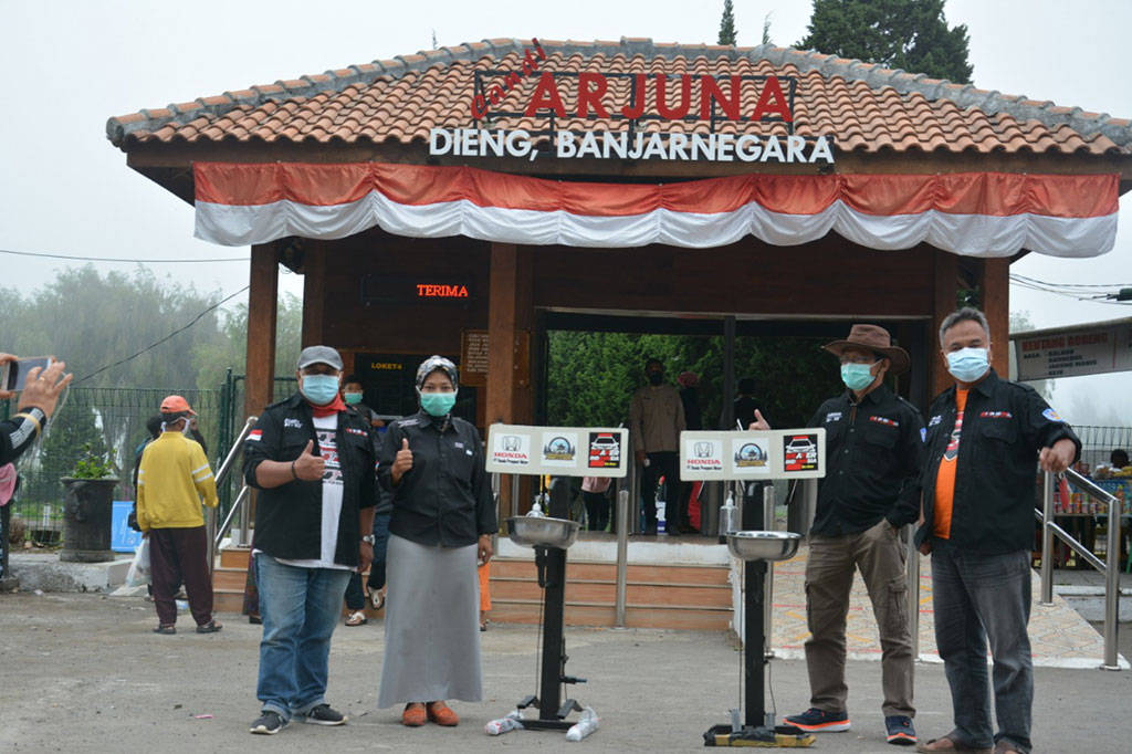 Komunitas Honda BR-V Be One, Donasi Fasilitas Cuci Tangan di Kawasan Wisata Dieng Komunitas Honda BR-V Be One, Donasi Fasilitas Cuci Tangan di Kawasan Wisata Dieng