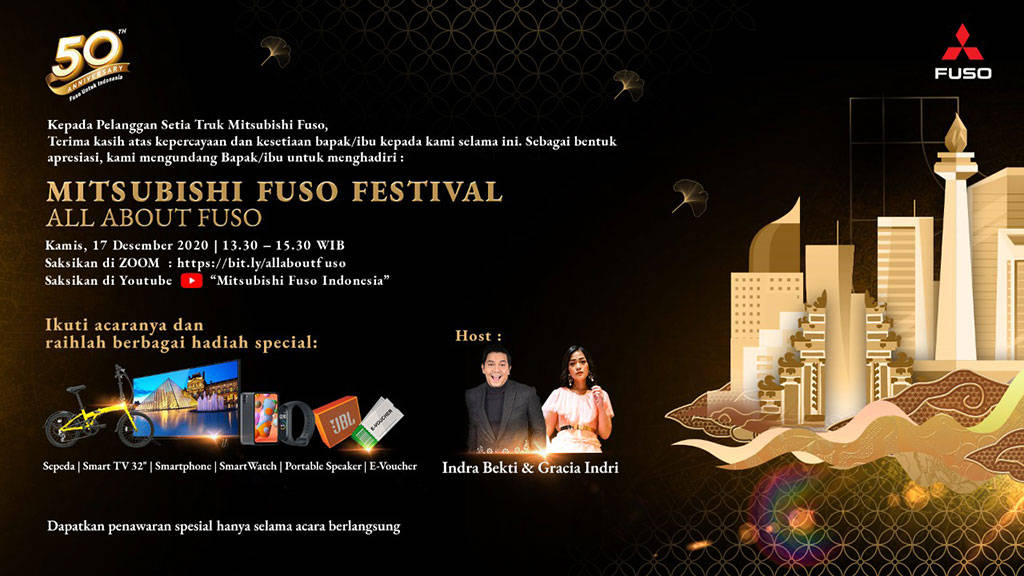 Seru-Seruan di Fuso Festival, Kunjungan Pabrik Virtual Sampai Bagi-Bagi Hadiah Seru-Seruan di Fuso Festival, Kunjungan Pabrik Virtual Sampai Bagi-Bagi Hadiah