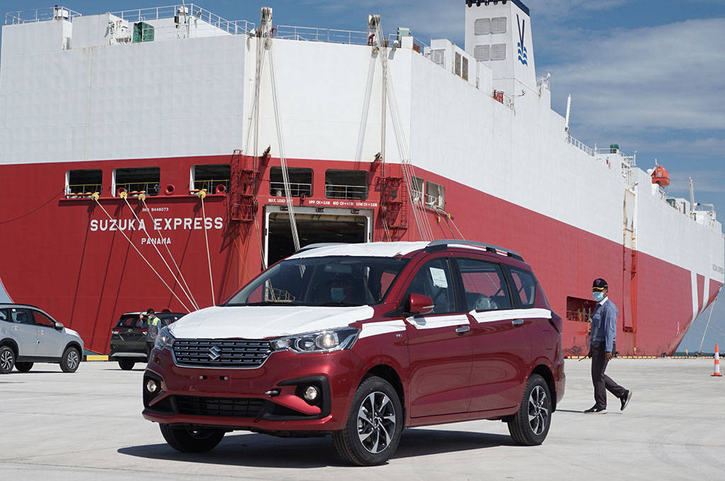 Presiden Jokowi Resmikan Pelabuhan Patimbang, Suzuki Ikut Ekspor New Ertiga Presiden Jokowi Resmikan Pelabuhan Patimbang, Suzuki Ikut Ekspor New Ertiga