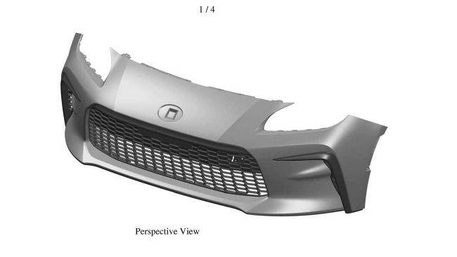Desain Baru Bumper Toyota 86 Dipatenkan di Australia Front end (bumper) Toyota 86