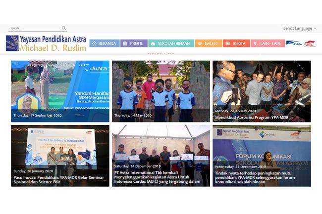 Rayakan HUT ke-12, Yayasan Pendidikan Astra MDR Bina Lebih dari 23.000 Siswa Yayasan Pendidikan Astra