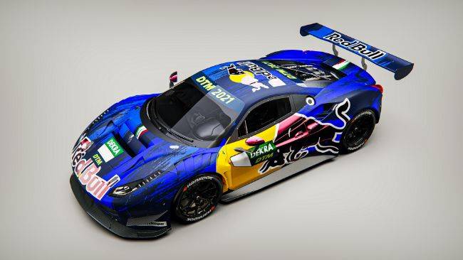 Red Bull dan Ferrari Siap Ramaikan Balap DTM 2021 Red Bull Car Livery
