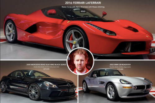 Pindah ke Aston Martin, Vettel Jual Koleksi Ferrari dan Mobil Mewah Lain Miliknya Pindah ke Aston Martin, Vettel Jual Koleksi Ferrari dan Mobil Mewah Lain Miliknya