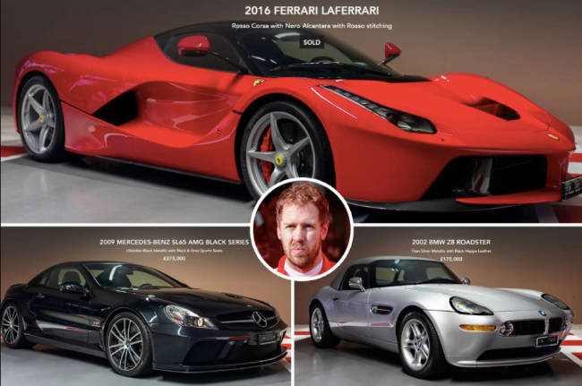 Pindah ke Aston Martin, Vettel Jual Koleksi Ferrari dan Mobil Mewah Lain Miliknya Vettel
