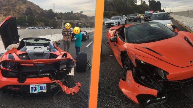 Pengen Kayak Lewis Hamilton, Supercar McLaren Berantakan McLaren 720S Spider