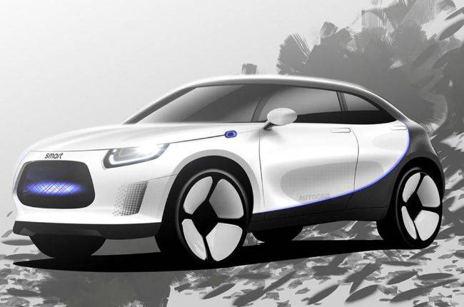Smart akan Rilis SUV Listrik Hasil Garapan Mercedes-Benz & Geely Smart Elecric SUV