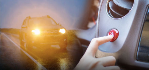 Menyalakan Lampu Hazard Saat Berkendara Dalam Hujan Melanggar Undang-Undang?