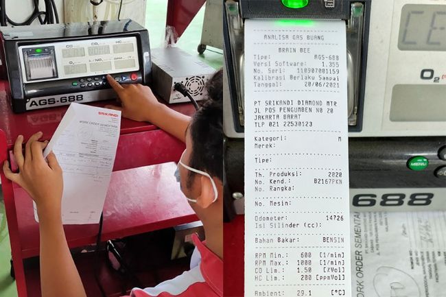 MItsubishi bengkel uji emisi