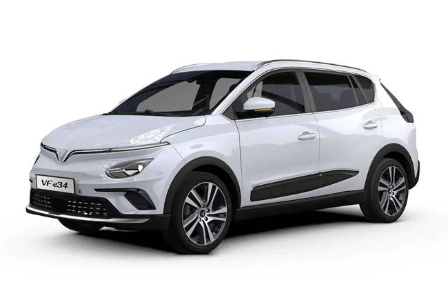 Mobnas Listrik Pertama Vietnam, VinFast VF e34, Harga Rp 400 Jutaan VinFast VF e34