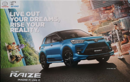 Bocor! Ini Spesifikasi Toyota Raize Menurut Brosur