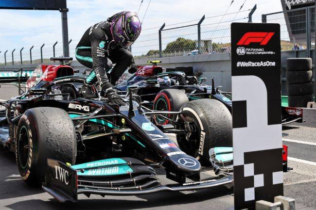 F1: Strategi Tepat Antarkan Hamilton Asapi Verstappen dan Bottas di GP Portugal 2021 Hamilton GP Portugal