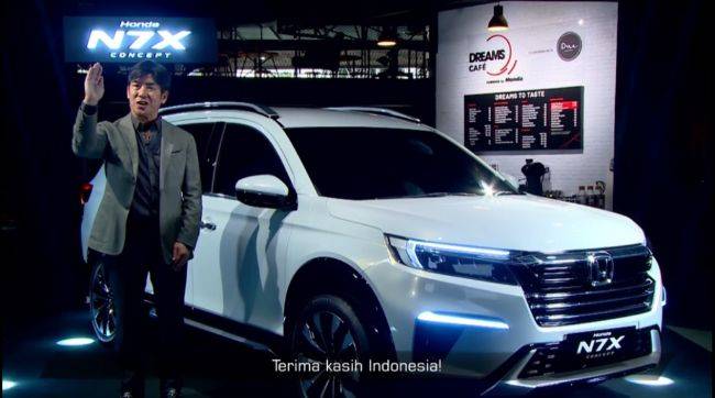 Honda 'Kode' Rilis N7X Versi Produksi di GIIAS 2021 Honda N7X Concept