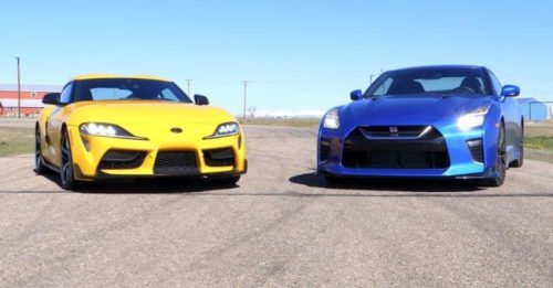 Toyota Supra dan Nissan GT-R Adu Drag Race, Siapa yang Menang?