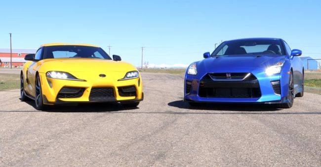 Toyota Supra dan Nissan GT-R Adu Drag Race, Siapa yang Menang? Toyota Supra vs Nissan GT-R Drag Race