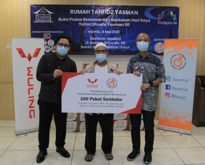 Wuling Motors dan Forwot Gelar Ramadan Care 2021, Donasikan 100 Paket Sumbangan