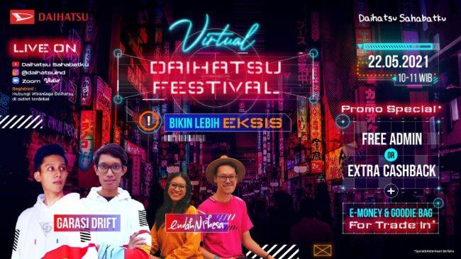 Virtual Daihatsu Festival 2021 Kembali Digelar Dan Tawarkan Berbagai Promo Menarik Virtual Daihatsu Festival